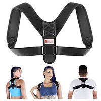 2020 Version Perfect Adjustable Posture Corrector for Men and Women - Upper Back Brace for Clavicle Support and Providing Pain Relief from Neck Shoulder Upright Straightener Comfortable (Large)