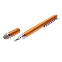 WinnerEco 2 In 1 Capacitive Pen Touch Screen Drawing Pen Stylus for iPhone iPad Table (Gold)