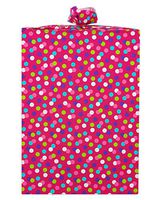 American Greetings Jumbo Plastic Gift Bag, Pink Polka Dots (1-Count)