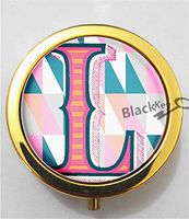 BlackKey Letter L 3-Compartment Decorative Pocket Gift Box Case Organizer for Pill, Color 2 -1389