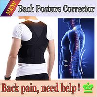 Posture Corrector for Women & Men Under Clothes，Comfortable and Soft Shoulder Clavicle Support，Back Support,Back Brace. (S)