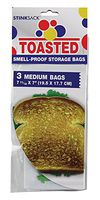 Stink Sack Toasted Smell-Proof Storage Bags - Medium (7.5" x 7") - 3pc