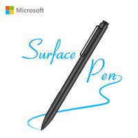 Surface Pen, Stylus Pen with Microsoft Pen Protocol(MPP), 1024 Levels of Pressure Sensitivity and Aluminum Body, 2 Different Tips (H&HB), Active Surface Pro 6, Surface Laptop 1/2, (Black)