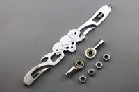 Frames & Fittings Chrome Skull Shift Linkage Case for Harley Davidson Softail FXDWG FLHR FLHT FLT