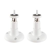 Security Camera Wall Mount, AITEE 360 Degrees Rotation Adjustable Indoor and Outdoor Ceiling Bracket for Wyze Cam Pan 1080p Pan Arlo Cam, Arlo Pro,Arlo Pro 2,Baby Monitor,CCTV and More(White,2PACK)