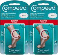 Compeed Advanced Blister Care Cushions, 5 Count Medium Sized Pads (4 Pack - 20 Total Pads)