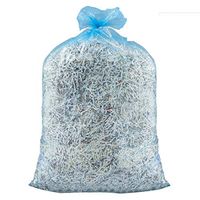 Ox Plastics 55 Gallon Recycle Bags, 36 X 52, 1.5 mil Strength, MADE IN USA (100, Blue)