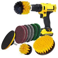 Drill Brush Attachment Power Scrubber Drill Brush Kit Replacement Scrub Pads Scouring Pads for Bathroom, Bathtub, Shower, Tile, Procelain