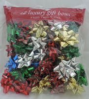42 Luxury Gift Bows Peel N' Stick, Multi-Color