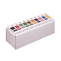 Smead DCCRN Numeric Color-Coded Numeric Labels, Numbers 0-9, Assorted Colors, 5000 Labels per Box (67350)