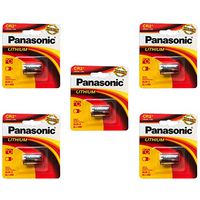 5X Panasonic 3V CR-2 Photo Battery Replaces 5046LC 6206 CR1025 RLCR2-L VCR2NP