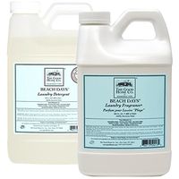 Natural Liquid Laundry Detergent Refill, 64-Load (64 fl. Oz) + Liquid Laundry Fabric Softener 64 Oz. Refill - The Good Home, Scent - Beach Days
