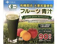 Organic Green Barley Grass of Fruit AOJIRU 3g(0.106 oz) X 90 Cups. Fruit AOJIRU mixes Organic Green Barley Grass and Fruit Powder for Easy Drinking and is Recommended for Children.