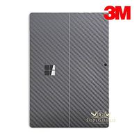 SopiGuard Skin for Microsoft Surface Pro 6 Precision Edge-to-Edge Vinyl Sticker (3M Carbon Gunmetal Gray)