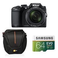 Nikon COOLPIX B500 Digital Camera (Black) Starter Bundle