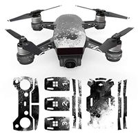Elevin(TM) Waterproof Decal Skins Wrap Sticker Body Protector for DJI Spark Mini Drone (K)