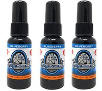 BluntPower Oil Based Concentrated Air Freshener and Oil for Diffuser - 3 Pack of Blueberry (1.5 Ounce Each)