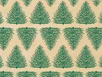 Christmas Themed Tissue Paper 20" x 30" - Evergreen Kraft - 240 Sheets