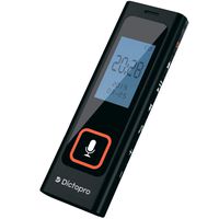 Tiny Digital Voice Activated Recorder by Dictopro - HQ Recording from Far Away, Record Lectures & Meetings, Sensitive Microphone, Automatic Noise Reduction, 582H Playback, Durable, USB, 8G (Renewed)
