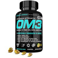 Omega 3 Fish Oil by Life’s Armour | High Potency Omega 3 Supplement with EPA & DHA Lemon Flavor for No Fishy Aftertaste for Energy, Brain, Nervous System, Joints, Vision, Heart Health
