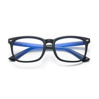 BOURYO Computer Blue Light Blocking Glasses for Women Classic Square Frame Anti Blue Ray Computer Game Eyewear(01 Matte black)