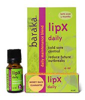Baraka LipX Survival - Fast Acting Organic All Natural Cold Sore Remedy and Fever Blister Relief for Daily Use with Essential Oils