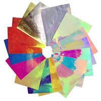 BAOIWEI Nail Art Stickers Flame for Women Kids girlsReflections Tape Adhesive Foils DIY Decoration (B)