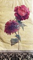 DESIGNER GUEST NAPKINS / 16 PC COUNT (Burgundy Floral, Guest: 15.66 in  x  11.66 in)