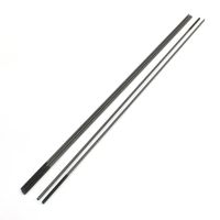 uxcell 5PCS Black Metal Push Rod 30 x 2.2mm Thread 300mm Length
