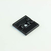 1" UV Black Super-Stick Cable Tie Mounts - (pack of 25)