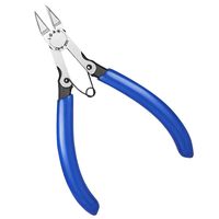 IGAN-330 Wire Flush Cutters, Electronic Model Sprue Wire Clippers, Ultra Sharp and Powerful CR-V Side Cutting nippers, Ideal for Clean Cut and Precision Cutting Needs