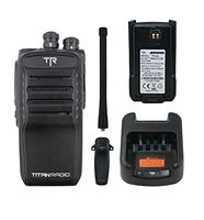 Titan Radio TR400 VHF 16Ch 5W 146-174 MHz Narrow Band Two Way Walkie Talkie Handheld Radio