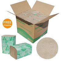 Sunnycare #5960 V-Fold Kraft Paper Dispenser Napkin 6000/cs