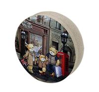 Round Cute Pill Boxes Candy Metal Case Storage Box, Bear