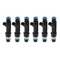 uxcell 6pcs Plastic Flow Matched Fuel Injector Nozzle 25313185 for 2004 Buick Rainier