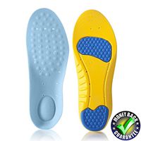 Dr.Koyama Arch Support Shoe Inserts for Plantar Fasciitis Shock Absorbing Flat Feet Sports Insoles US Men 6-8 Women 7.5-9.5