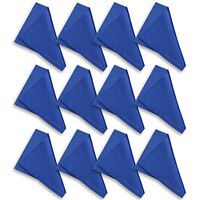 TERRAFIBER Ultra Premium Quality Microfiber Cleaning Cloth Packages for Tablets Cell Phones Eyeglasses Camera Lenses Jewelry and All Other LCD Surfaces (12 Blue)