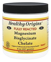 Magnesium Bisglycinate Chelate, 8 Oz by Healthy Origins (Pack of 2)
