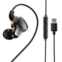 Womdee Type C Earphones, 2019 New Wired in-Ear Magnetic Earbuds Stereo Bass Noise Cancelling Headphones Gym Sports Headsets Type-c Headset with Microphone for Huawei Xiaomi Essential Phone