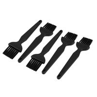 uxcell 5pcs Plastic Flat Handle Computer Vents Anti Static ESD Cleaning Dust Brush