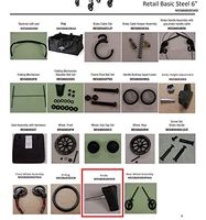 Knobs (Pair) for Steel Knockdown - Medline Rollator Model MDS86850ESKD