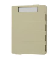 Leviton 41089-4IP QuickPort Surface Mount Housing, 4-Port, Ivory