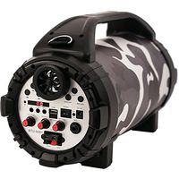 Blackmore BTU-5001 Urban Camo Portable, Rechargeable, 2way, PA -Music Player with Bluetooth connectivity, built in Mp3 player and LED illumination