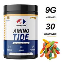 Alchemy Labs - Amino Tide, BCAA & EAA Supplement, Essential Amino Acids, Branch Chain Amino Acids, Workout Supplement for Recovery, Post Workout Supplement, Best BCAA Drink 30 Servings (Sour Gummy)