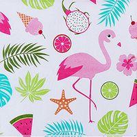 Bilipala 40 Count Tropical Flamingo Paper Napkins Slice Party 2-Ply Paper Napkins for Wedding Baby Shower Birthday Party