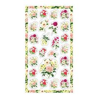 Frontia Cute Flower Floral Japanese Stickers Seals Envelope Masking Paper Decoratiove Gift Label (flower) (1)