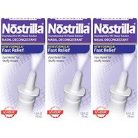 Nostrilla 12 Hour Nasal Decongestant 0.5 Oz (3 Pack)