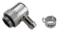 Koolance NZL-L06B Rotary Elbow Barb Fitting for ID 06mm (1/4in), G 1/4 BSPP