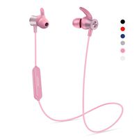 LETSCOM Bluetooth Headphones, Upgraded Bluetooth 5.0 Wireless Magnetic Earbuds, 8 Hours Playtime HiFi Bass Stereo Sports Earphones for Sports, Exercise, Running, Gym