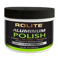 Rolite Aluminum Polish (1lb) for All Aluminum & Bare Metal Surfaces - Canoes, Jon Boats, Pontoons, RVs, Diamond Plate, Aluminum Non-Coated Wheels